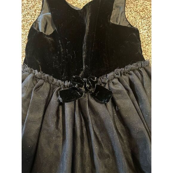 H&M Toddler Girl Navy Sparkle Tulle Party Dress Size 6-7 - Picture 5 of 7
